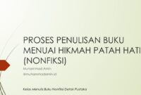 Webinar Tentang Proses Penulisan Buku Nonfiksi