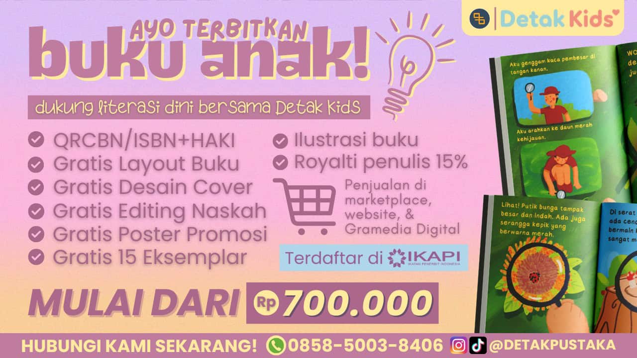 Jasa Penerbitan Buku Anak Berkualitas, Profesional dan Responsif