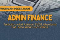 Dibuka Lowongan Kerja Admin Finance Penerbit Detak Pustaka