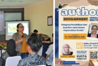 Author Development April 2026: Tantangan dan Strategi Penulisan Buku Ilmiah oleh Dr. Tanti Sugiharti, M.Sc.