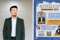 Author Development Juni 2026: Strategi Menerbitkan Buku Ber-ISBN untuk Menunjang Karier Akademik dan Kebermaknaan Diri oleh Patria Jati Kusuma