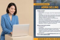 Dibuka Lowongan Pekerjaan Admin Selling Penerbit Detak Pustaka