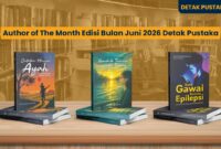 Author of The Month Edisi Bulan Juni 2026 Detak Pustaka